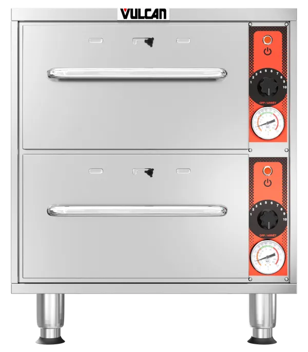 Commercial Slim-Line Low Profile Drawer Warmer - 2 Pan Capacity